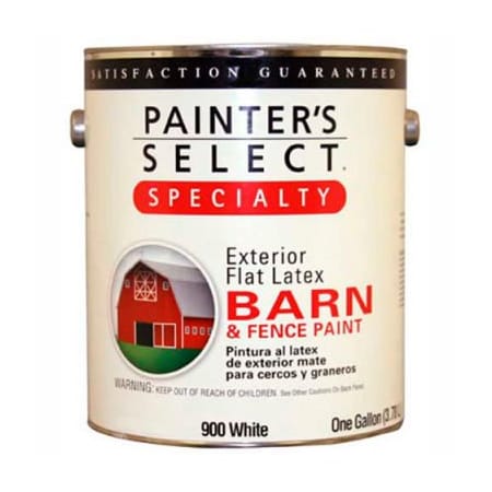 General Paint Fence Paint, Flat, White, 1 gal 798447